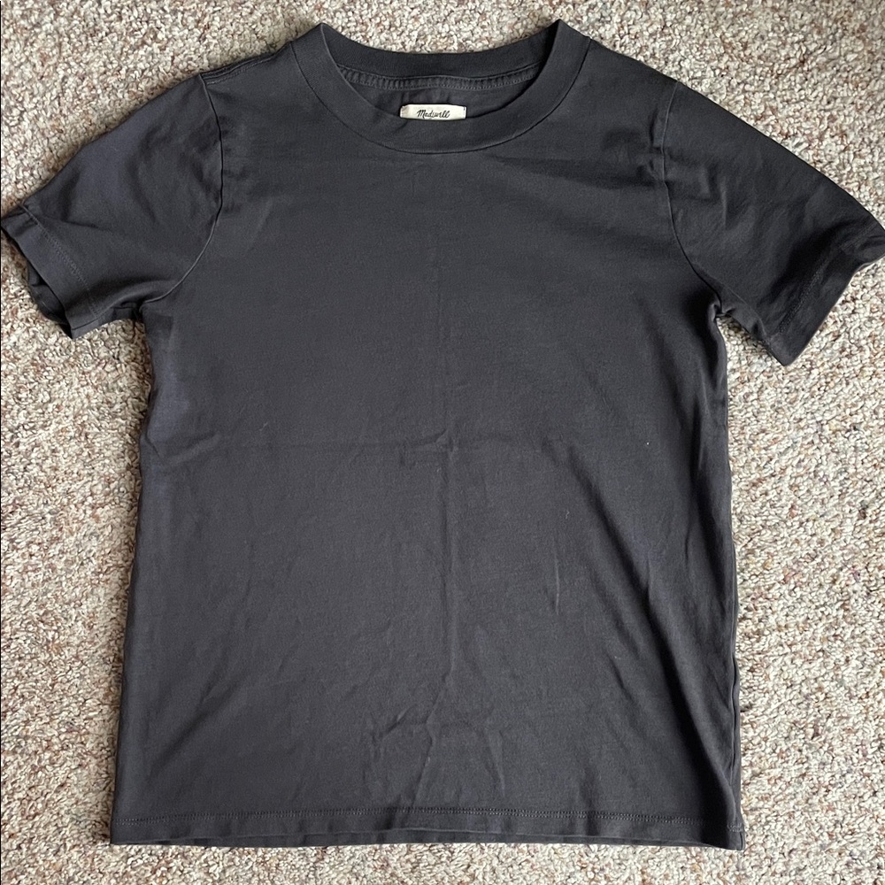 Madewell Northside Vintage Shirt XS Charcoal Gray